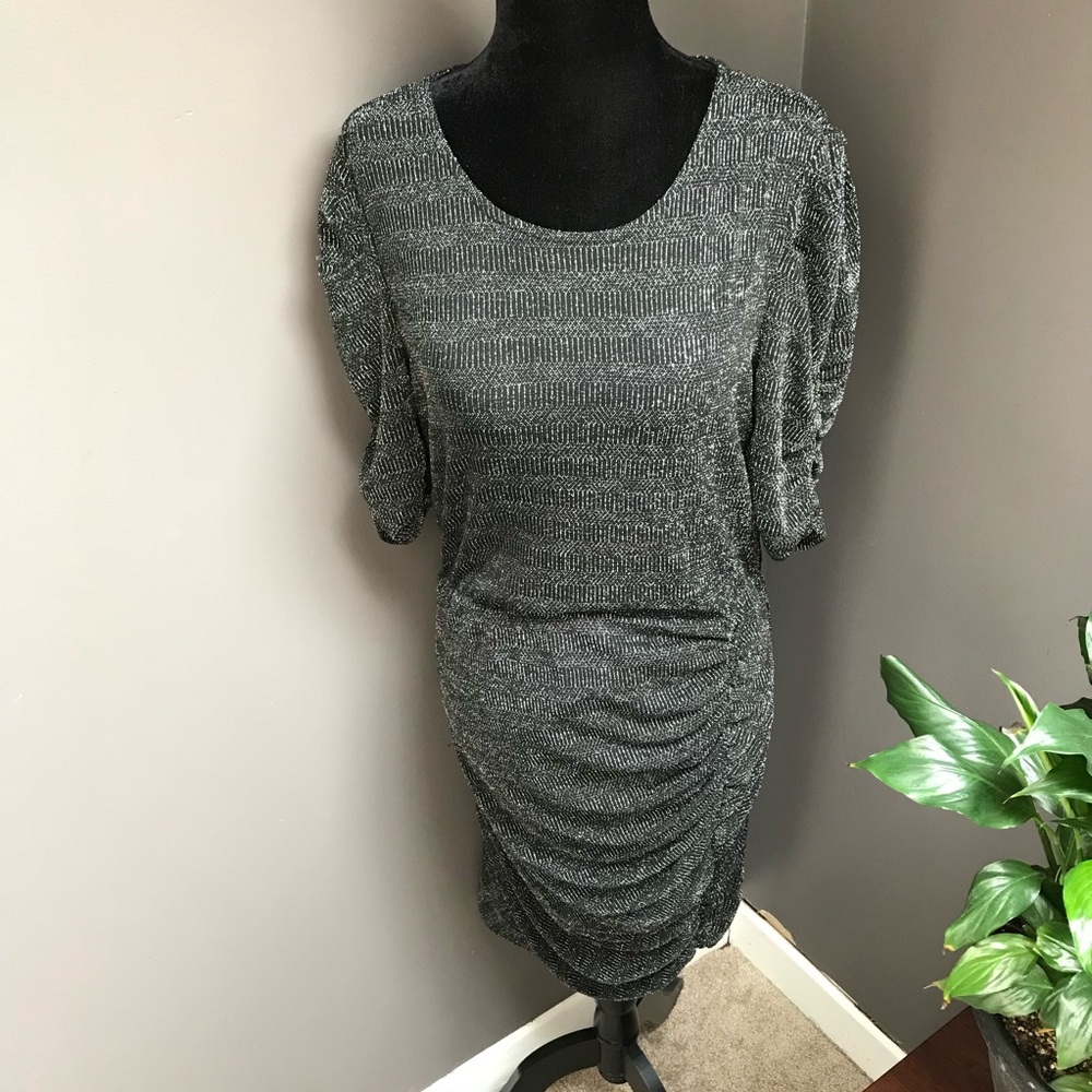 Highline Collective Womens Large Half Sleeve Dress